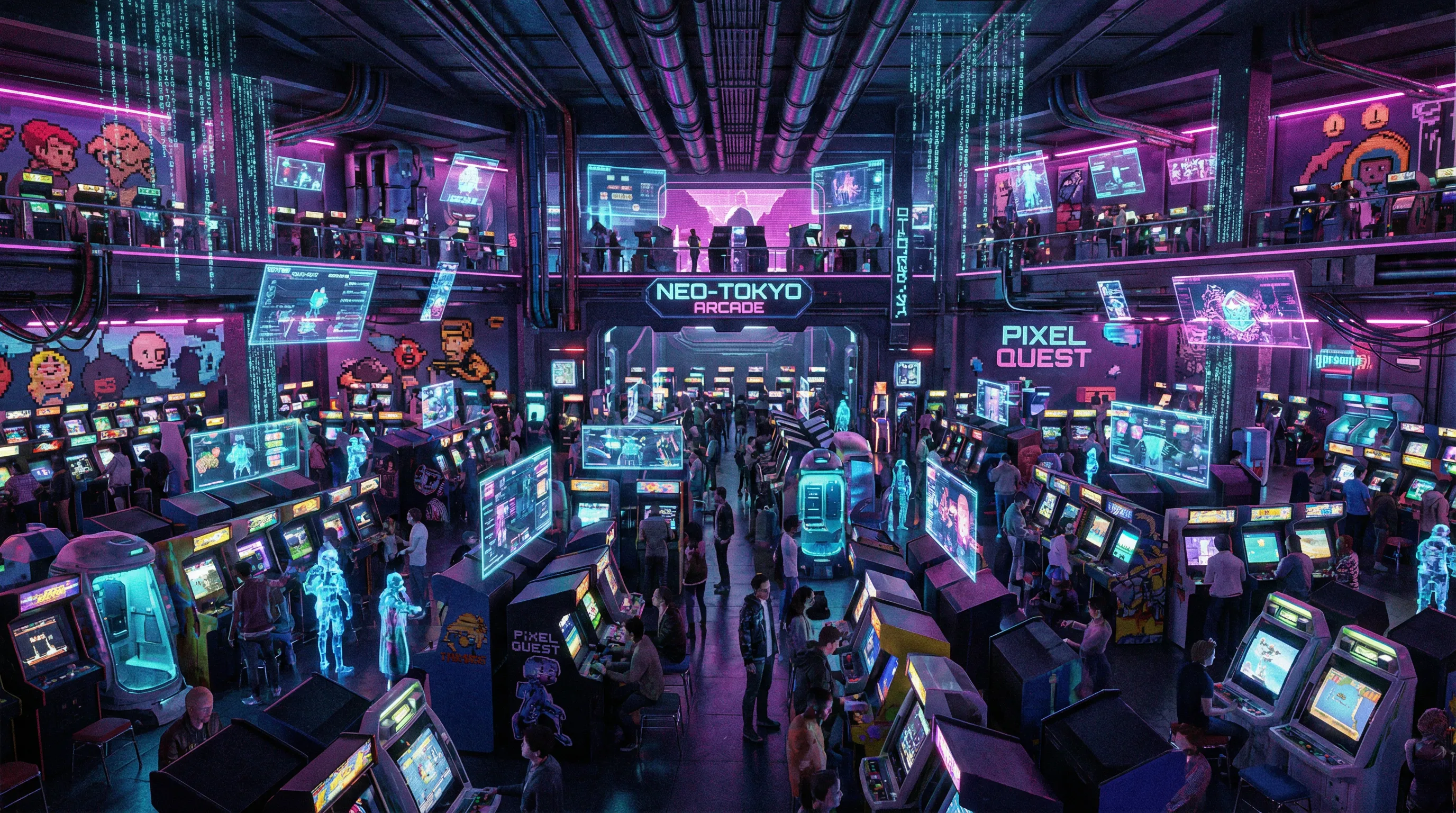 老虎机游戏 街机大厅赛博游戏索引全景